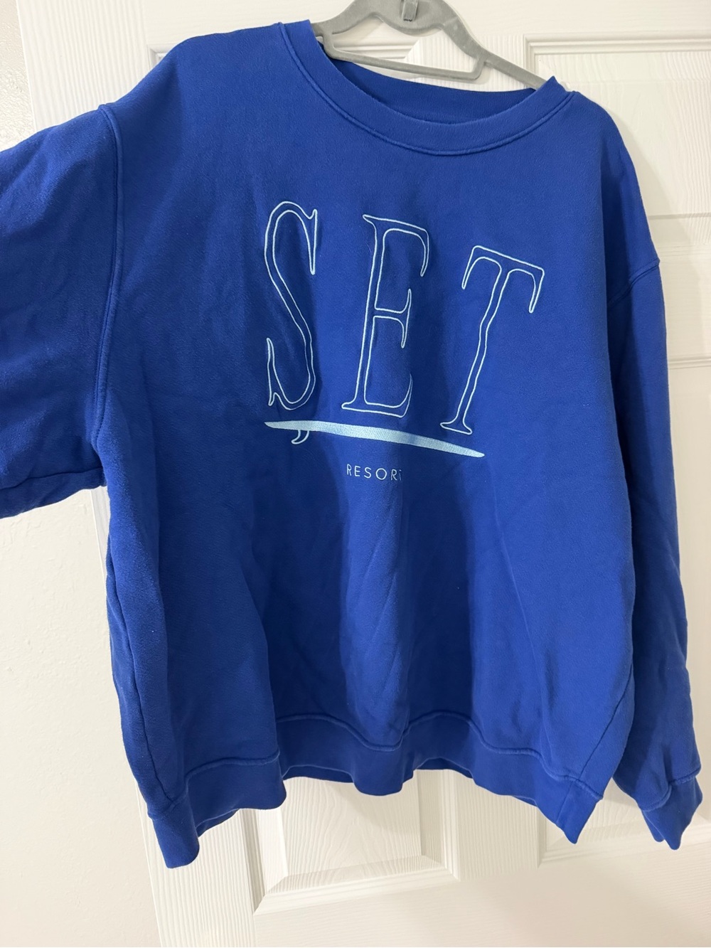 SET Active Royal Blue Graphic Sweatshirt